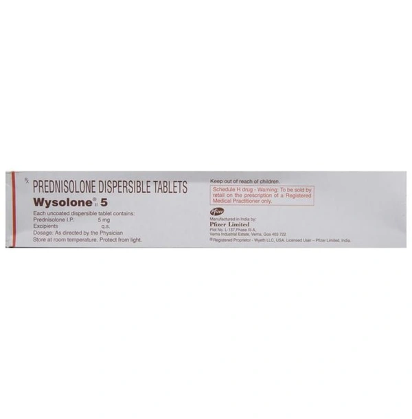Wysolone 5 Tablet DT