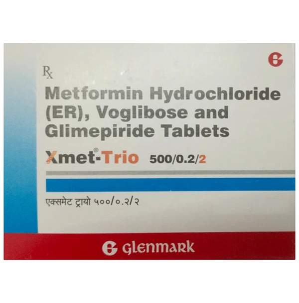 Xmet-Trio 500/0.2/2 Tablet ER