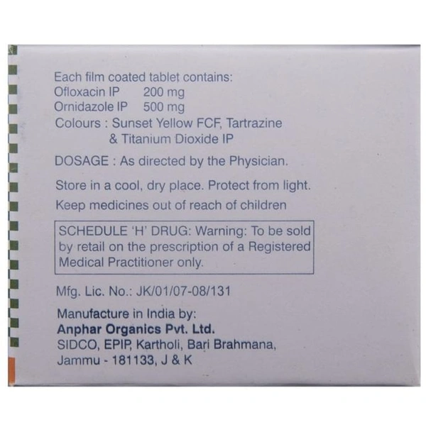 Zanocin OZ Tablet