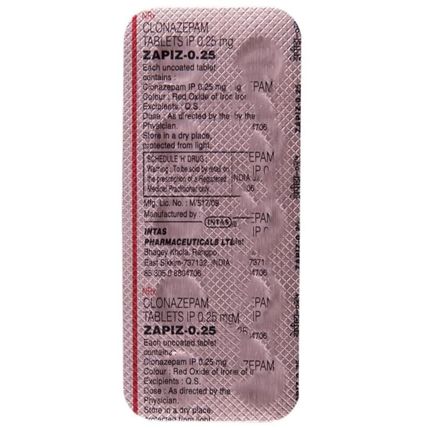 Zapiz 0.25 Tablet