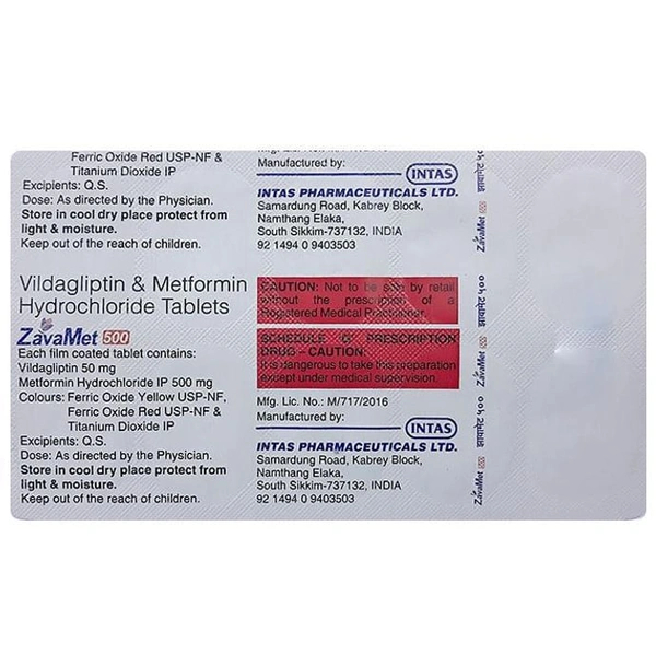 Zavamet 500 Tablet