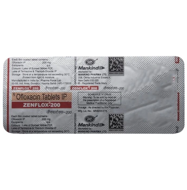 Zenflox 200 Tablet