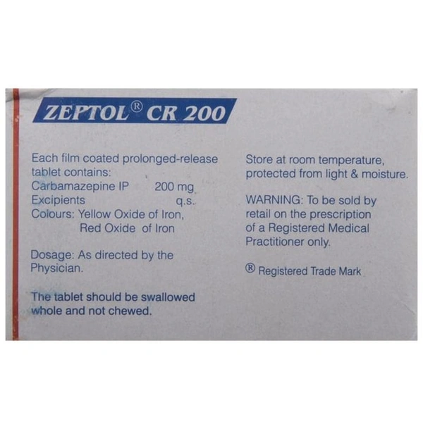 Zeptol CR 200 Tablet