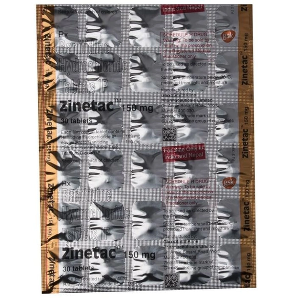 Zinetac 150mg Tablet