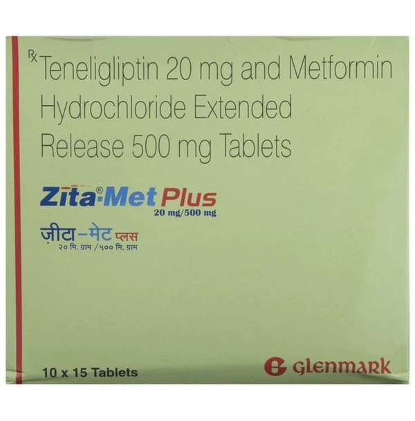 Zita-Met Plus 20mg/500mg Tablet ER