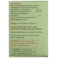 Zita-Met Plus 20mg/500mg Tablet ER