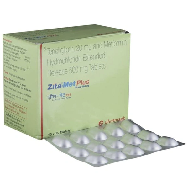Zita-Met Plus 20mg/500mg Tablet ER