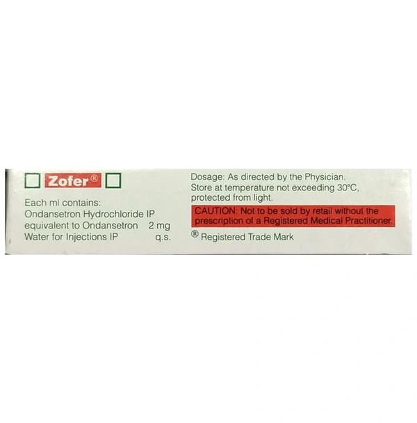 Zofer 2mg/ml Injection