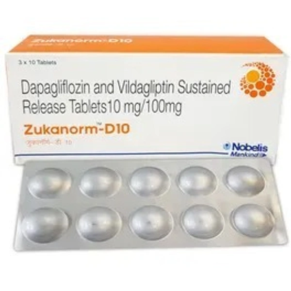 MANKIND PHARMA Zukanorm D 10Mgtab (10 Tab)