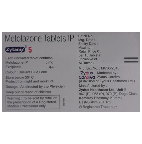 Zytanix 5 Tablet
