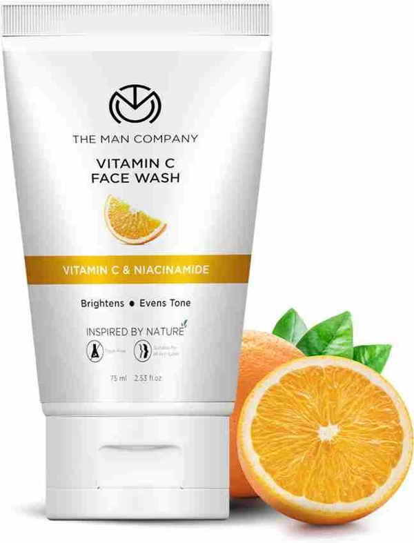 Anti-ageing & Instant Glow For Oily Skin Vitamin C Face Wash (75ml)