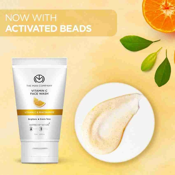 Anti-ageing & Instant Glow For Oily Skin Vitamin C Face Wash (75ml)