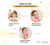 Dr. Alies Professional Vitamin C Face Serum - Skin Brightening Serum , Anti-Aging, Skin Repair, Supercharged Face Serum, Dark Circle, Fine Line & Sun Damage Corrector Face Serum