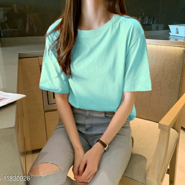 Women's Cotton Oversized Tshirts - S,M,L,XL,XXL,XXXL