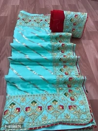 Dola Silk Lace Border Saree - Multi Colors Available