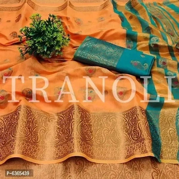 Banarasi Cotton Zari Woven Saree - 3 Similar Products Available