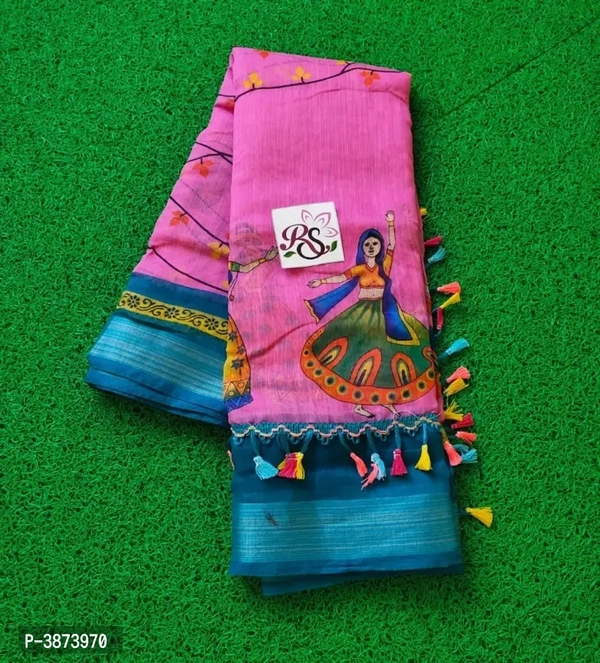 Linen Jute Silk Saree