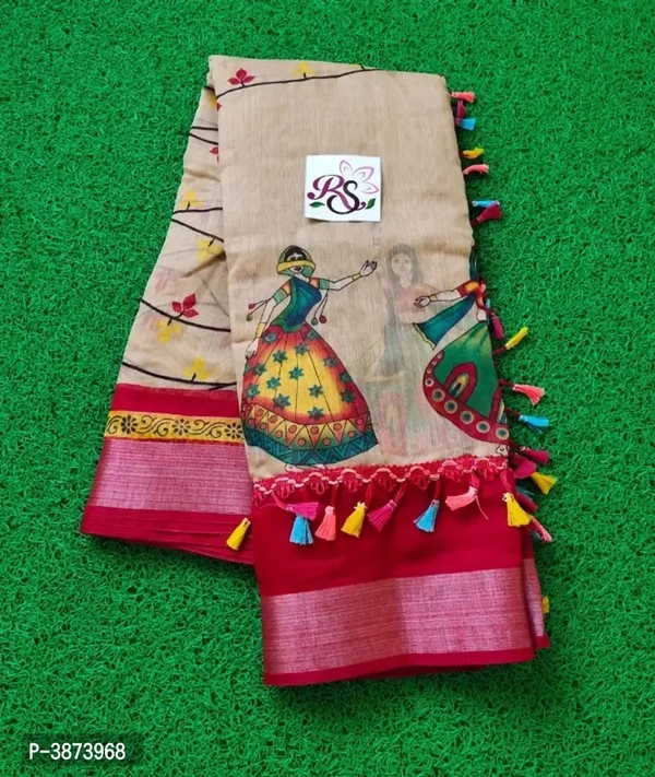 Linen Jute Silk Saree
