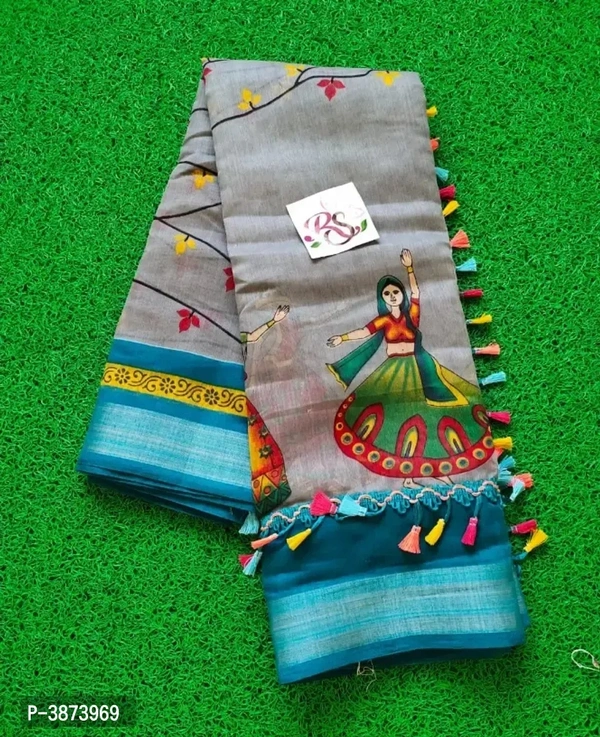 Linen Jute Silk Saree