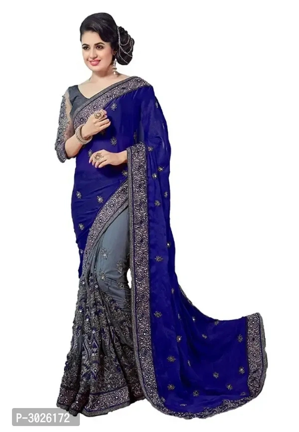 Chiffon Embriodered Saree