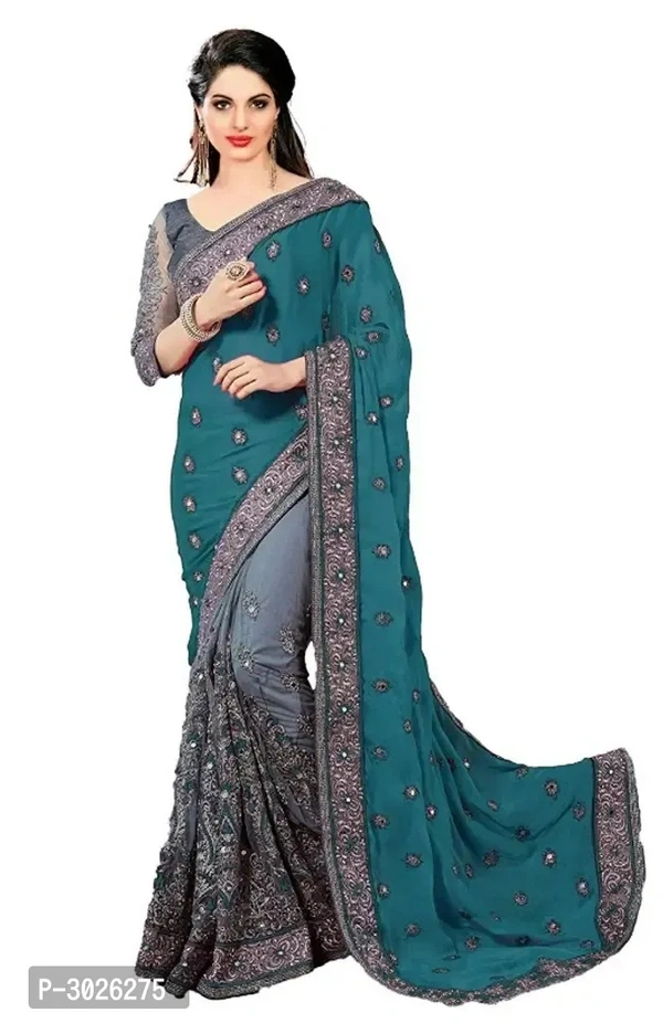 Chiffon Embriodered Saree