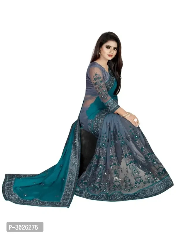 Chiffon Embriodered Saree