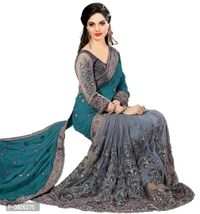 Chiffon Embriodered Saree