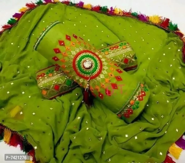 Cotton Embroidered Dress Material 