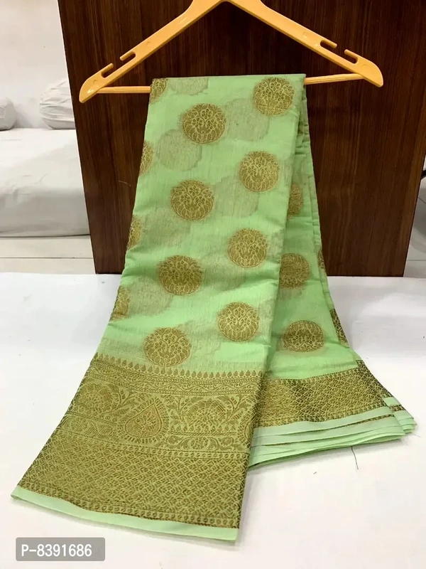 Soft Cotton Woven Saree