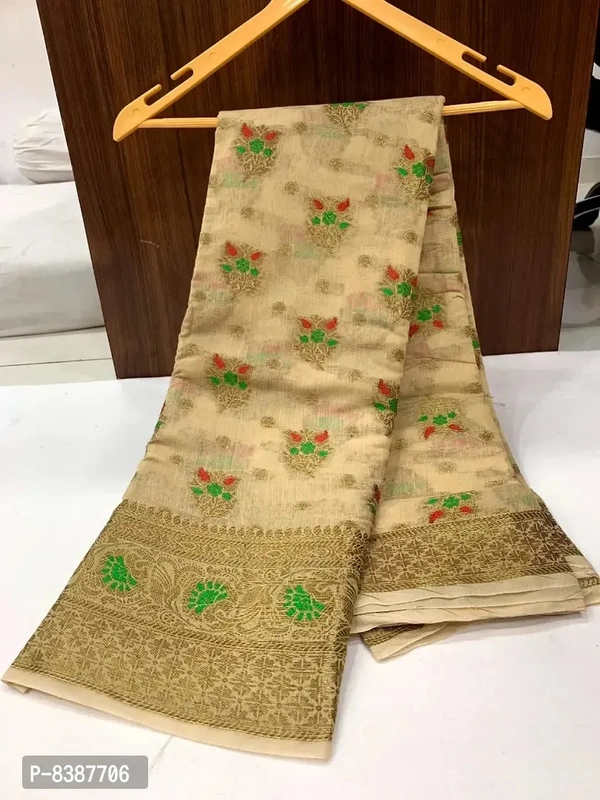 Soft Cotton Woven Saree
