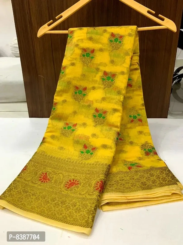 Soft Cotton Woven Saree