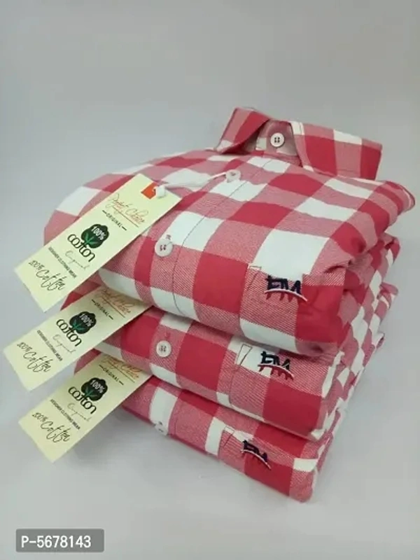 Cotton Shirt (Pack Of 1pcs) - L