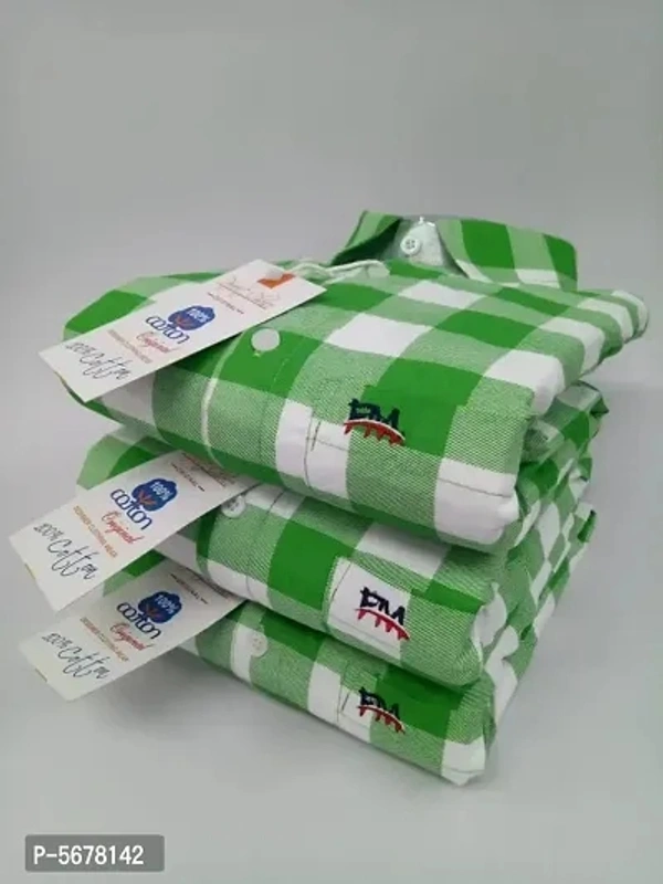 Cotton Shirt  (Pack Of 1 Pcs) - M