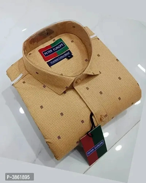 Cotton Printed Shirt - Xl