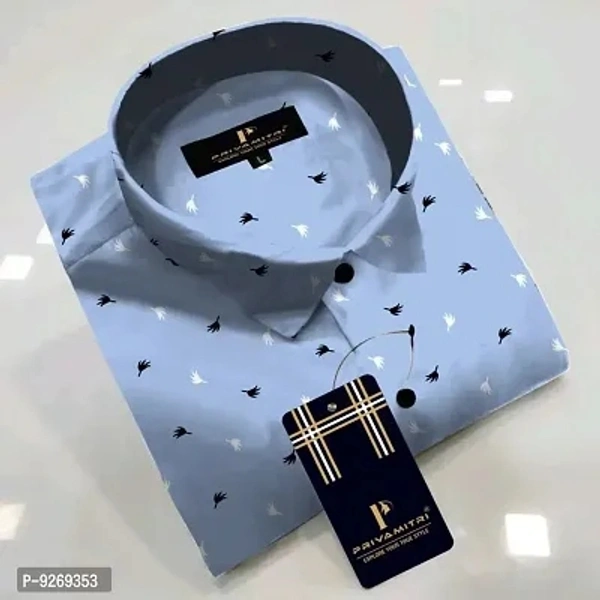 Cotton Blend Shirt  - M