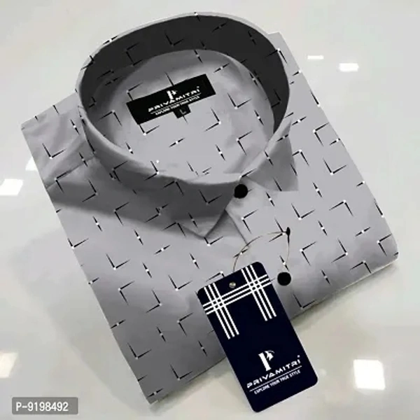 Cotton Blend Shirt  - M