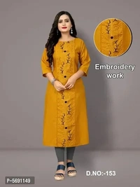 Embroidery Cotton Kurti  - 4 Similar Products Available