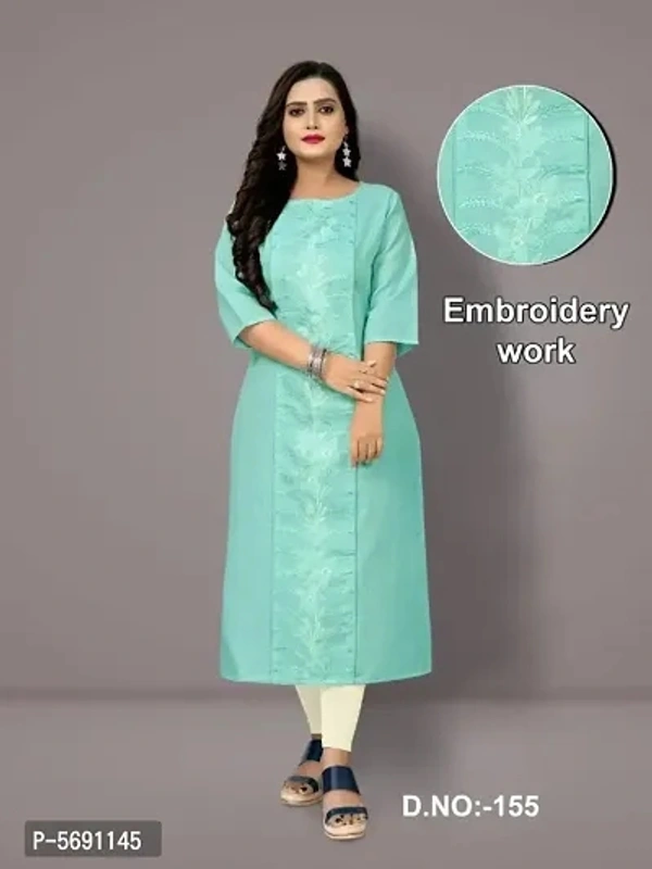 Embroidery Cotton Kurti  - 4 Similar Products Available