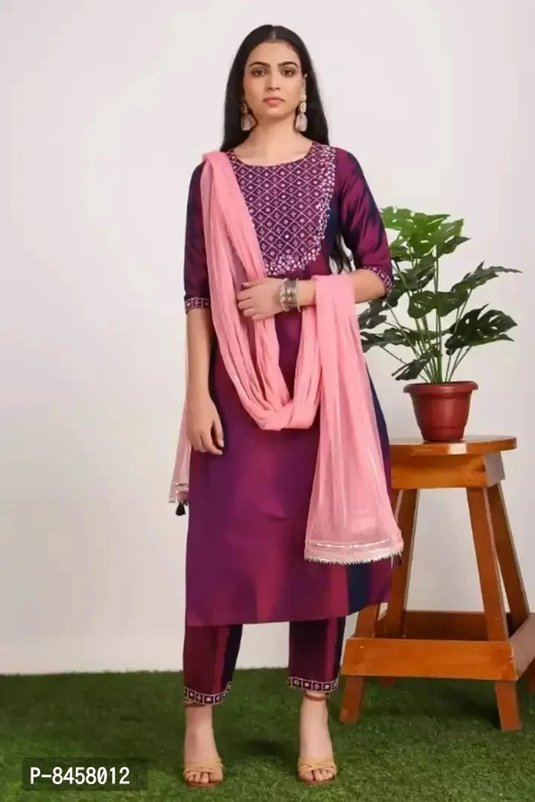 Silk Blend  Embriodered  - L