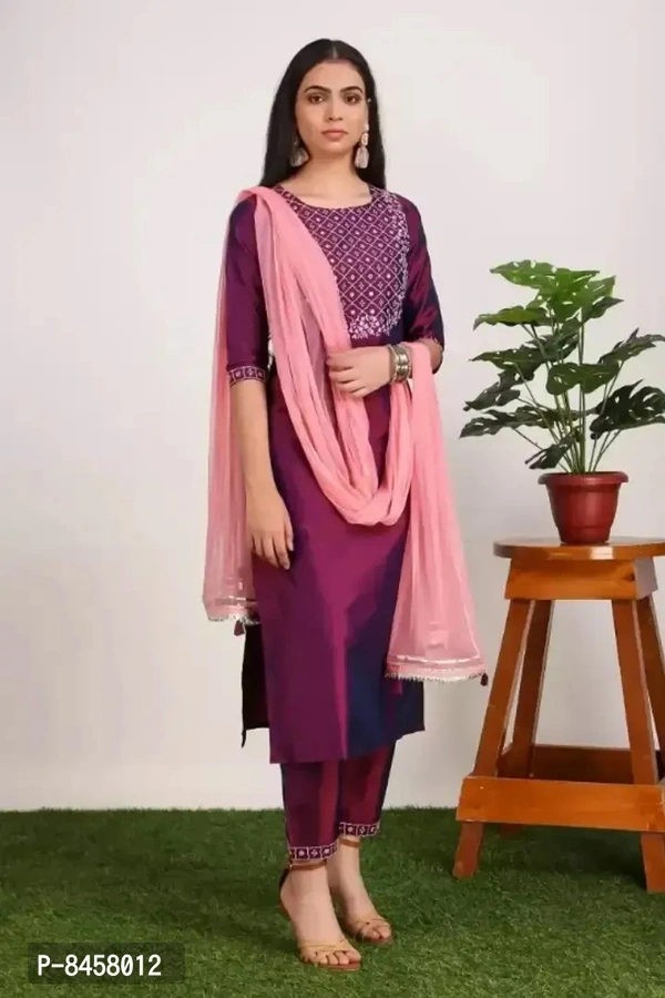 Silk Blend  Embriodered  - L
