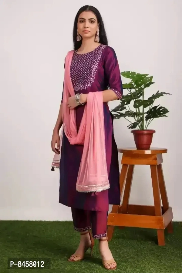 Silk Blend  Embriodered  - XL
