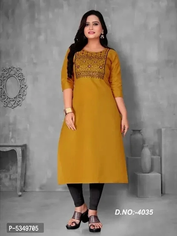 Embroidery Cotton Kurti  - 4 Similar Products Available