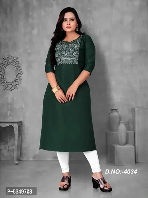 Embroidery Cotton Kurti  - 4 Similar Products Available