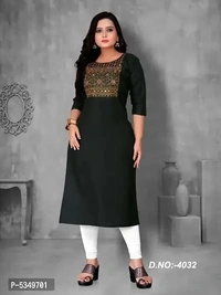 Embroidery Cotton Kurti  - 4 Similar Products Available
