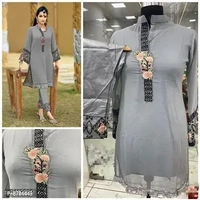 Georgette Kurta Bottom Set - 3 Similar Products Available