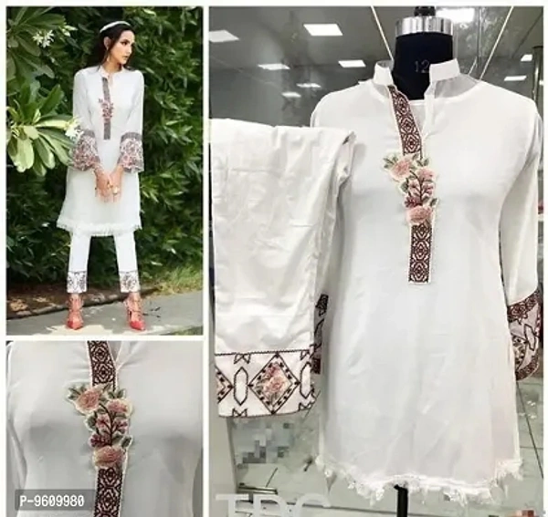 Georgette Kurta Bottom Set - 3 Similar Products Available