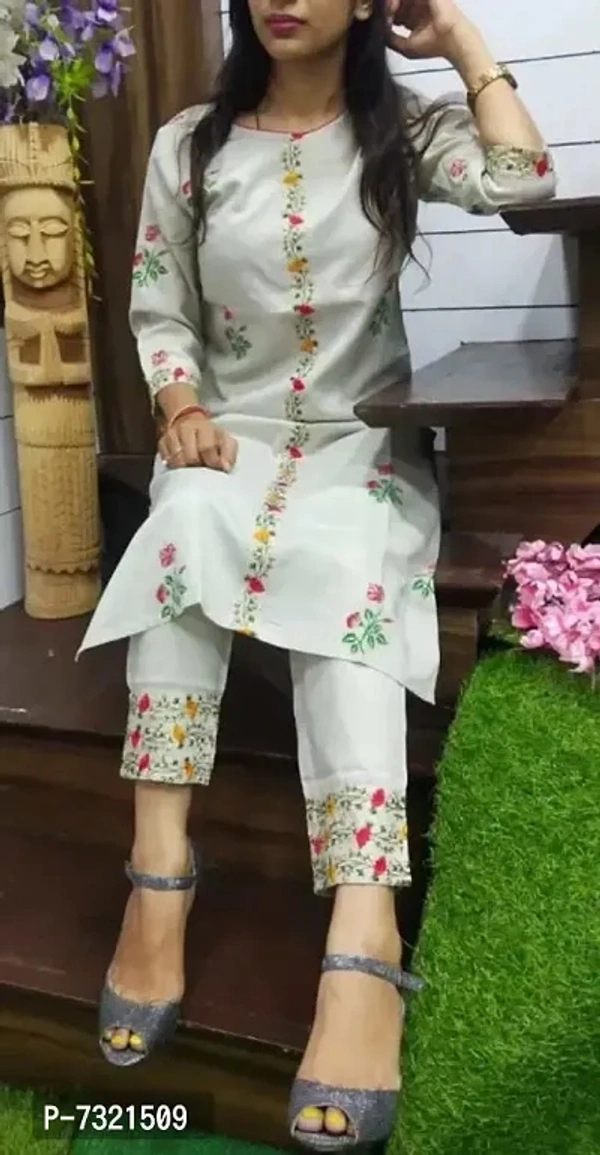 Cotton Kurta With Pant - 3 Similar Products Available, M