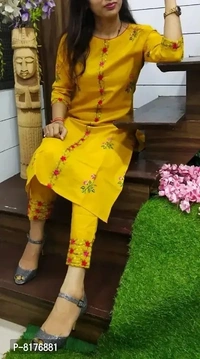 Cotton Kurta With Pant - 3 Similar Products Available, M