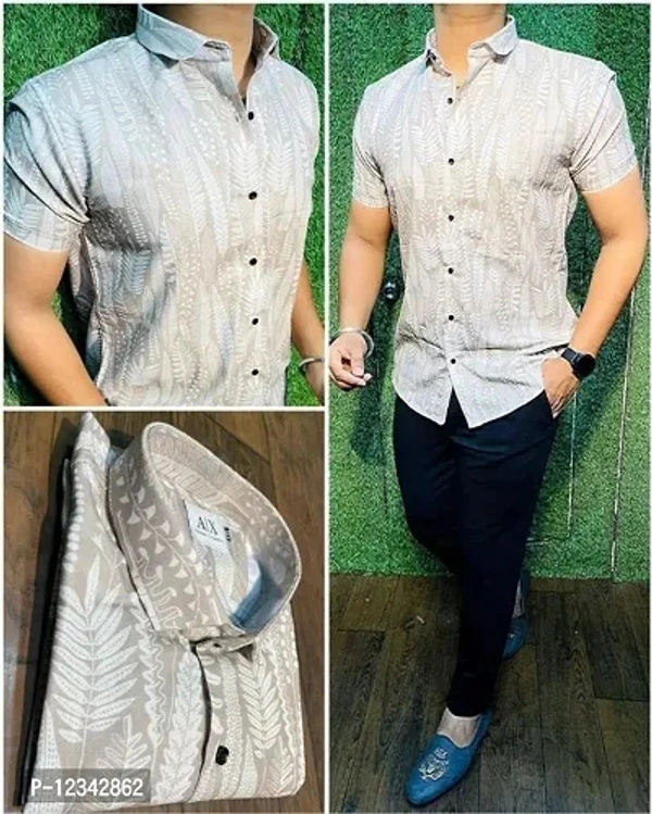 Cotton Blend Shirt - M