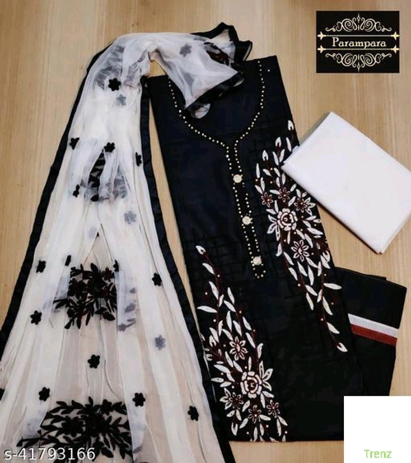 Cotton Embroidered Dress Material 